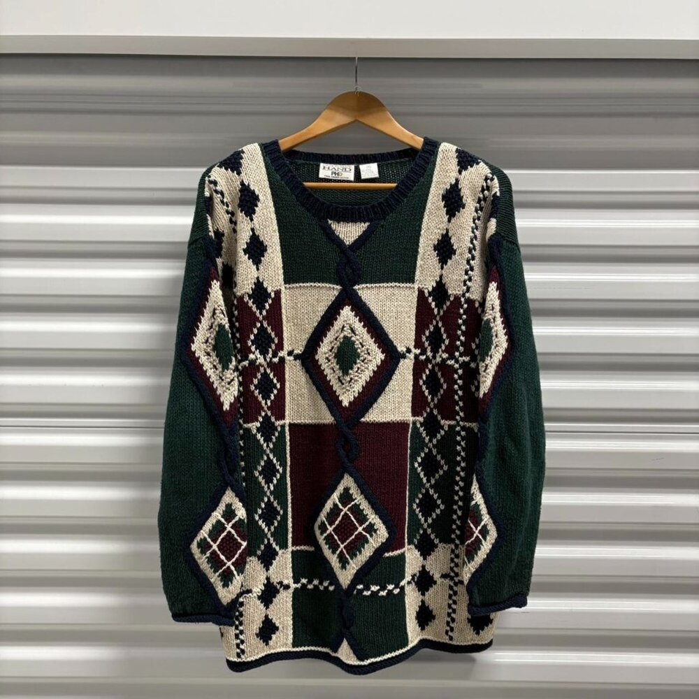 Vintage Paul Harris Design Knit Sweater Handcrafted